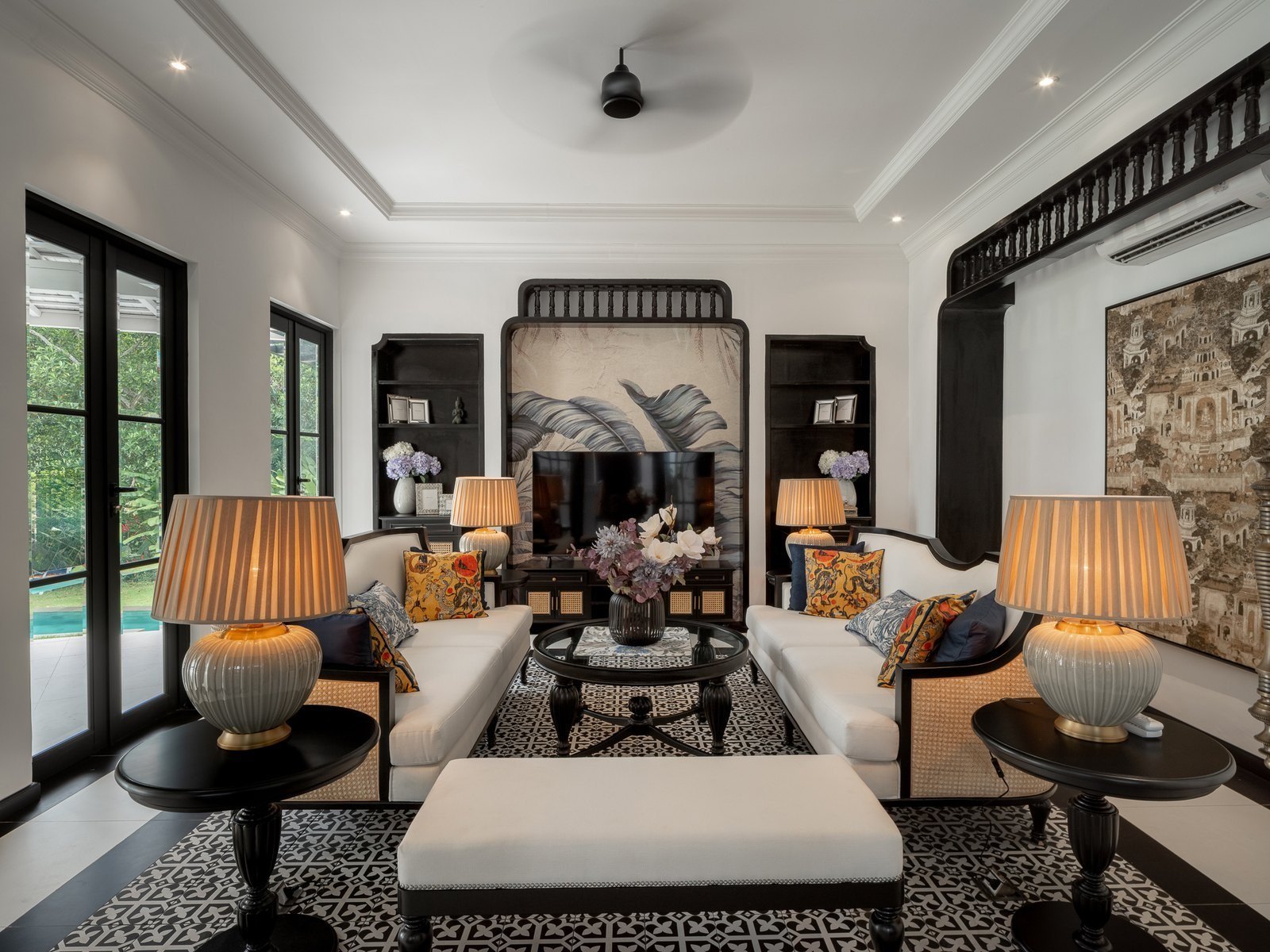 Luxurious lounge at Aranaya Residence Bali estate