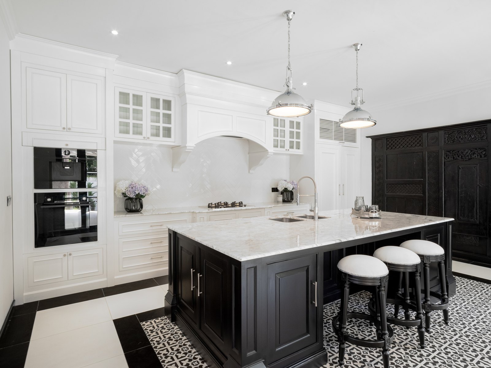 Italian Style Kitchen at Aranaya Residence