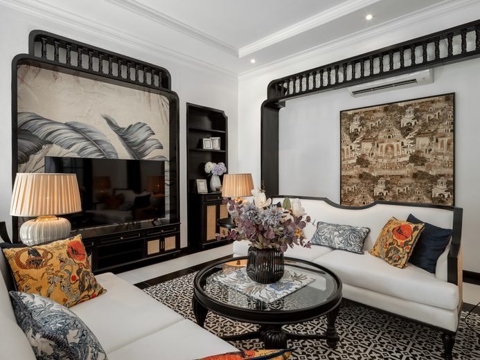 Enclosed Living Room